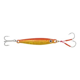Orurudo Fishing Gear Tungsten Jig Tangled B Red Gold (40g) with W Assist Hook Orurudo Tungsten Jig qb100200d04n0