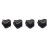 4pcs RC Crawler Link Mount Black Coating Increase Front Rear