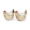 Cooksmart Hen House Lane Set of 2 Hen-Shaped Egg Cups
