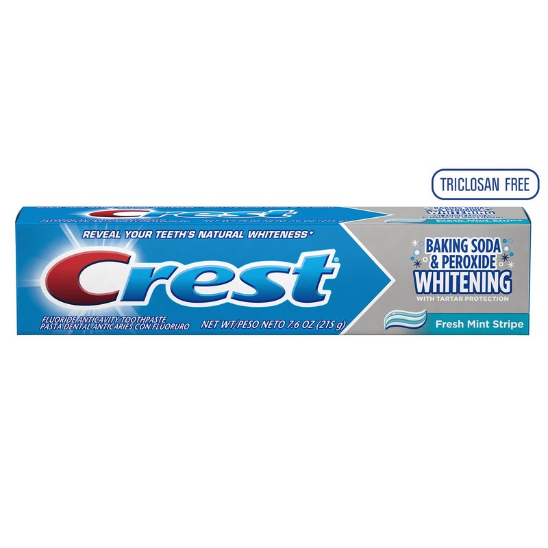 Crest Baking Soda & Peroxide Whitening with Tartar Protection Toothpaste,