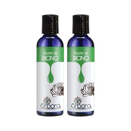 Árbora Pack 2 Aceites de Ricino | Apoya Crecimiento de Pestañas, Hidrata la Piel, Fortalece tus Uñas y Restaura tu Cabello | 100% Puro | Contiene Vitamina E, Omega 3 y 6 | 90 ml