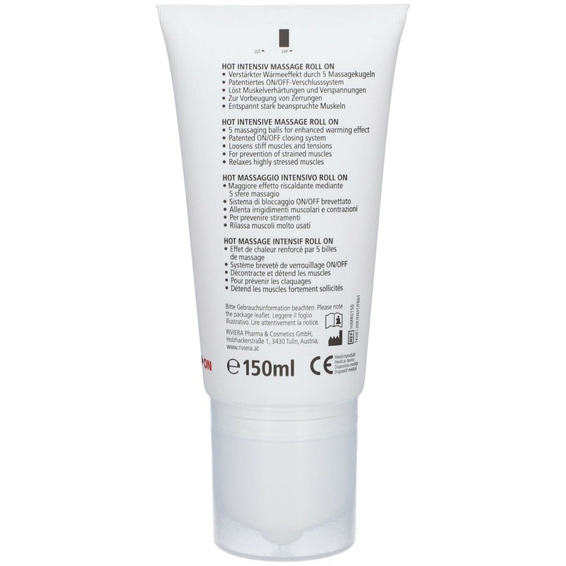 Riviera Med+ Hot Intensive Massage Roll On 150 ml