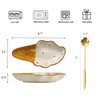 Ceramic Spoon Rest for Stove Top Cute ice cream Shaped