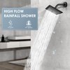KINLIV 8 Inch Rain Shower Head Matte Black - All