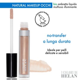 Helan I Colori von Helan – flüssiger Lidschatten für die Augen, aufhellend, vielseitig einsetzbar, ideal als flüssiges Rouge, Gesichts-Make-up und Bronzer, Make-up ohne Transfer, langanhaltend,