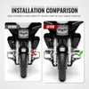 GZYF Motorcycle 1.25" Highway Crash Bar Engine Guard Rubber Cover
