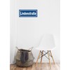 Tin Sign 27 x 10 cm Curved "Ich war noch
