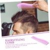 Minkissy 5pcs Barber Styling Comb for Men Professional Wide Tooth