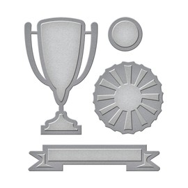 Spellbinders D-Lites Trophy Etched Dies, Brown