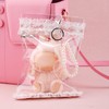 Tinoaly Clear Figure Display Bag with Keychain for Plush Dolls,