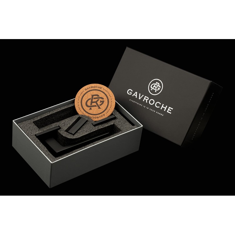 Gavroche Black Door Handles Door Hardware Set for Doors Thin