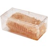 Pioneer Plastics 155C Clear Rectangular Plastic Container, 4.3125" W x