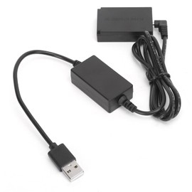 SALUTUY Cargador de CC LP-E12, 7.4 V DC, Protección contra cortocircuitos, USB, Negro, para Cámaras M / M2 / M10 / M50 / M100 / M200