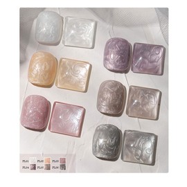 VERONNI Pearl Gel Nail Polish Kit -6Pcs Glitter Shell Thread Gel Nail Polish Soak-off Drawing Mermaid Gel Nail Polish Manicure Set DIY Design Nail Art(PL-6pcs)