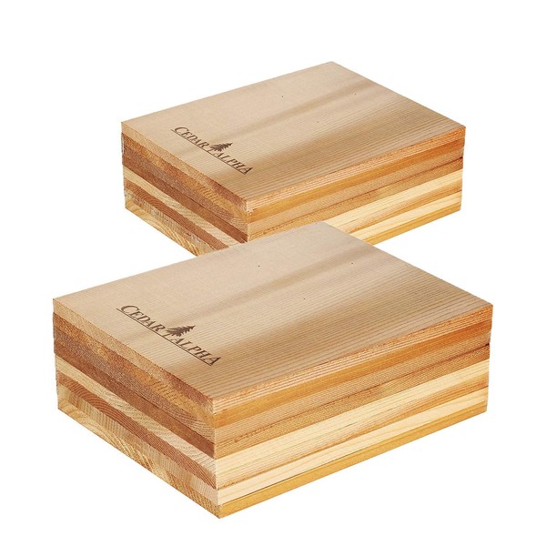 CEDAR ALPHA 16 Pk, Premium Alaskan Western Red Cedar Planks