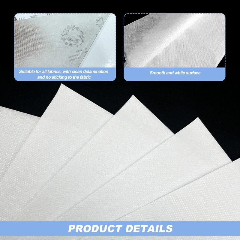 Water Soluble Embroidery Paper Stabilizer A4 Machine Stick and Stitch