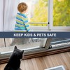 Sliding Door Security Bar，17.5-50 inch Adjustable Patio Door Security bar,