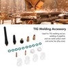 23Pcs TIG Welding Accessory Set Glass Cup Connector Electrode Clamp