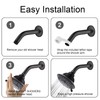 BRIGHT SHOWERS Shower Head High Pressure Rain Showerhead 5 Spray