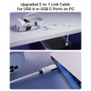 Syntech Cable de enlace con carga de 16 pies compatible