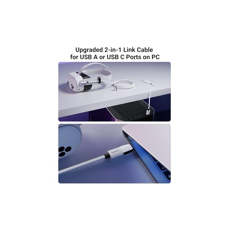 Syntech Cable de enlace con carga de 16 pies compatible