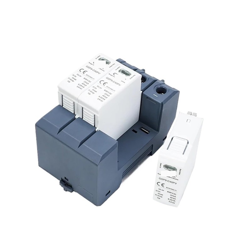 Protector contra sobretensiones doméstico GSP9 3P 1500VDC – 20‑40 kA