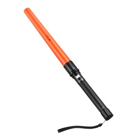 ULTRAFIRE 19 Inch Signal Wand Traffic Control LED Torch, 3 Modes Guide Light Traffic Wand Safty Torch for Parking, Car Directing, Airport, UF-806
