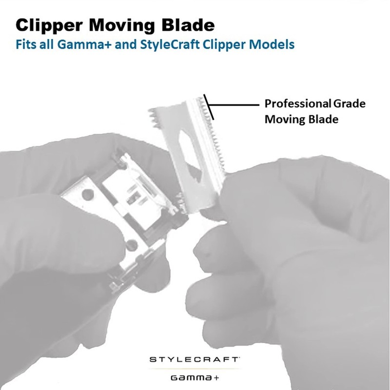 Gamma+ Alpha Replacement Clipper Blade with DLC Fixed Blade and
