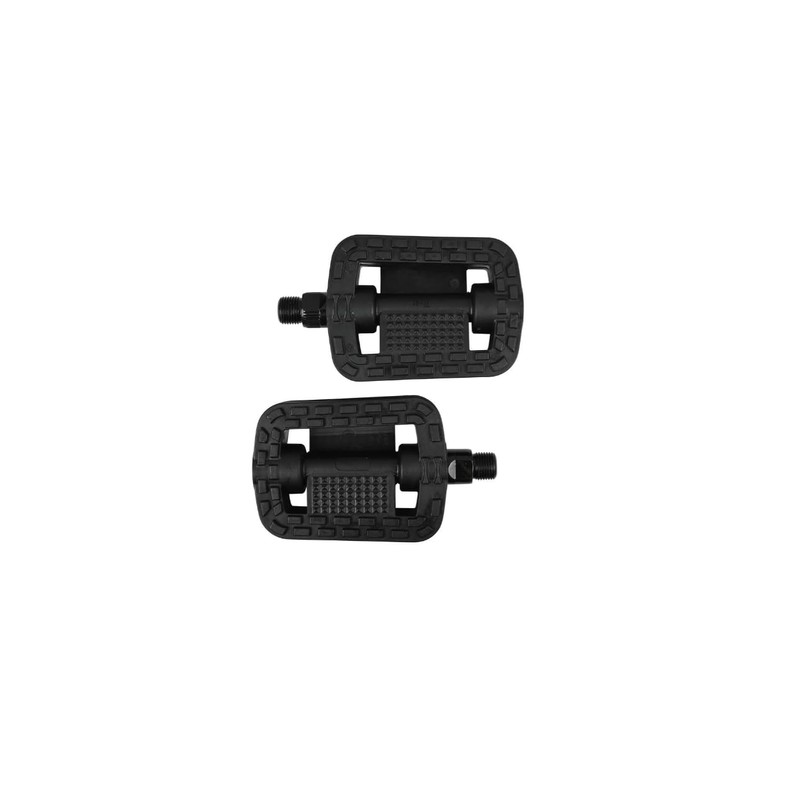 1 pair of bicycle pedals with side reflectors for right