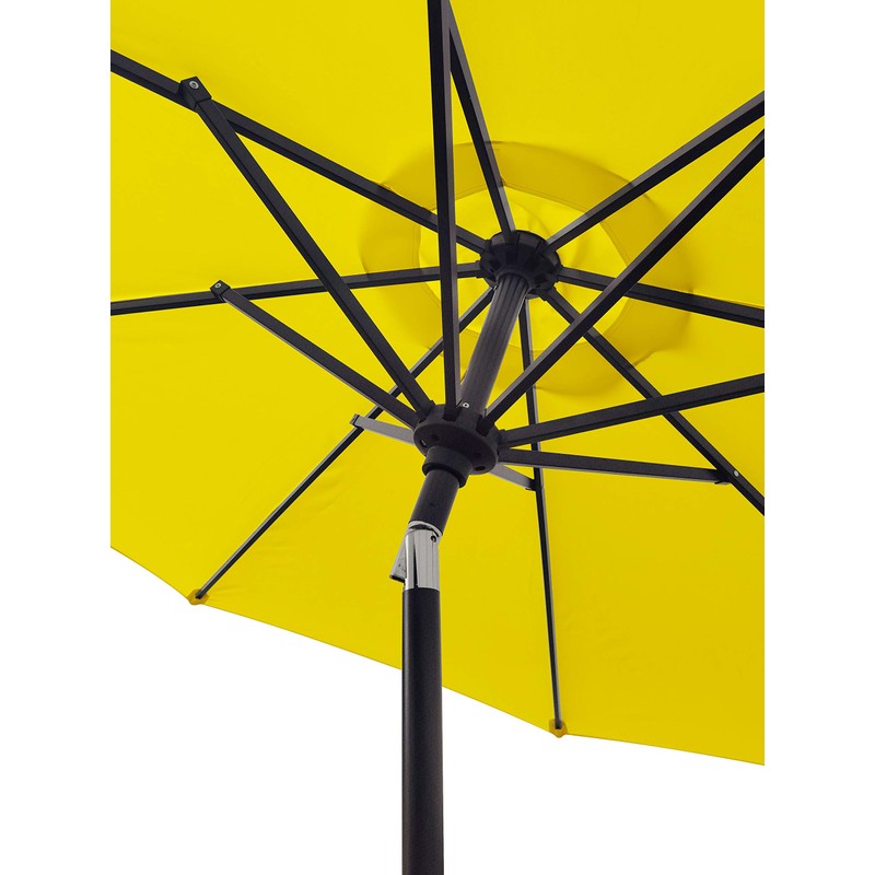 Bond Manufacturing 59630 9ft Aluminum Market Patio Umbrella, Sunflower Yellow