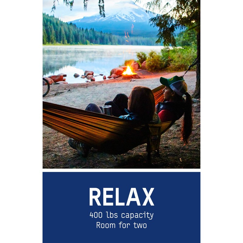 Eagles Nest Outfitters Eno Doublenest Hammock, Portable Hammock Royal/Lime