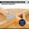 OMIDEAS 15 x Corner Bracket (90 x 90 x 1.5)