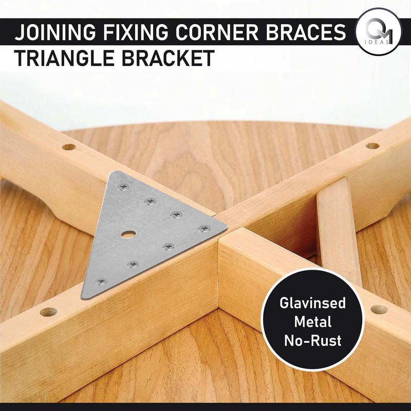 OMIDEAS 15 x Corner Bracket (90 x 90 x 1.5)