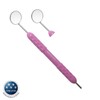 Osung 2MHS2 Dental Mirror, Softgrip Handle, Simple Stem, Purple