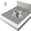 GRUENERDE Grounding Bed Sheets Grounding Fitted Sheet Queen Conductive Grounding