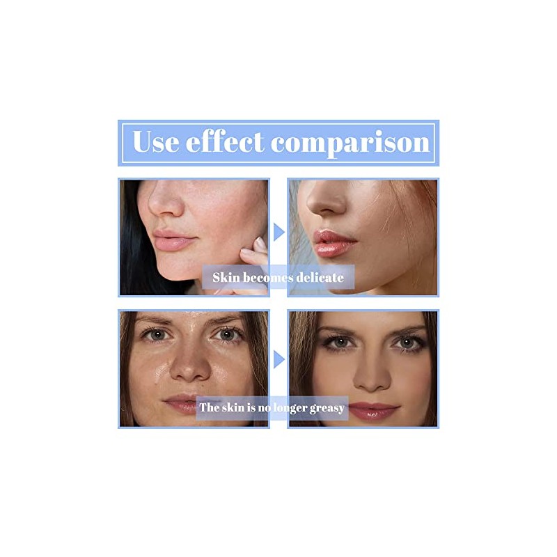 Bluemega Maquillaje en Polvo Compactos Faciales,Pure