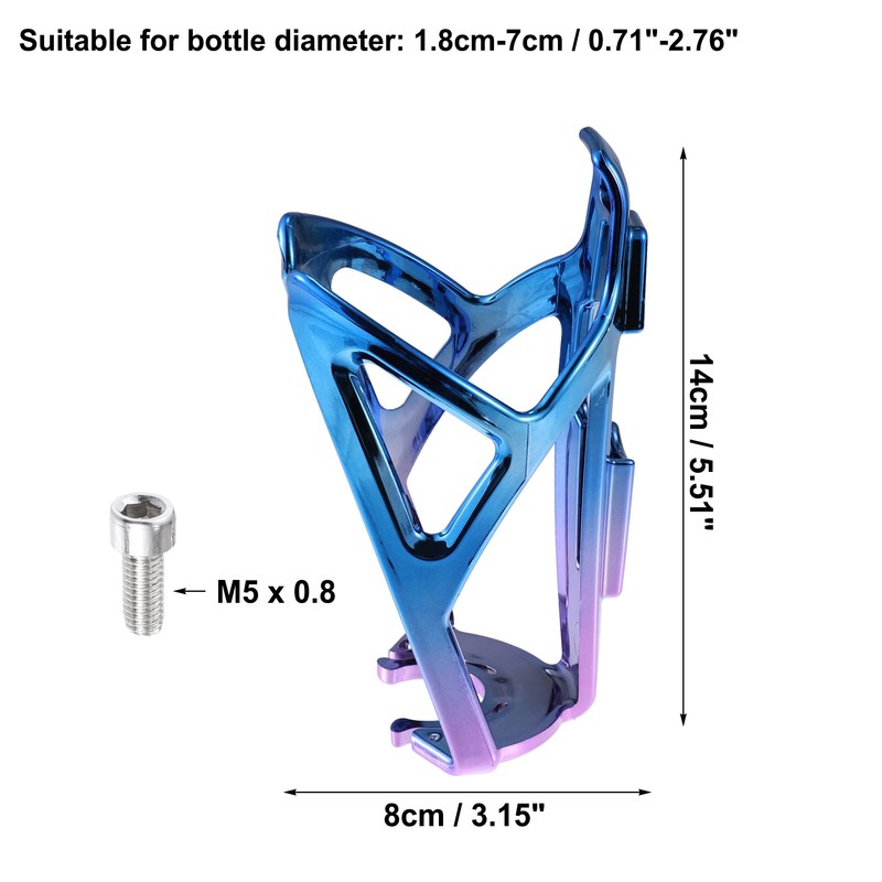 X AUTOHAUX 1 Set Bike Water Bottle Cage Holder Plastic