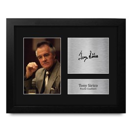 HWC Trading Tony Sirico Sopranos Framed Gifts Printed Signed Autograph Picture for TV Show Fans - US Letter Size