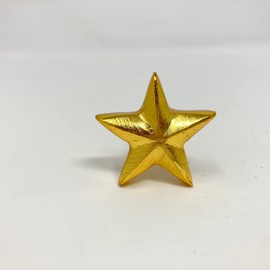 Star Metal Knob, Knob Home Decor Drawer Pull (Gold)