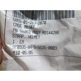 Unissued in Pack. USGI Chinstrap/Cup Assy for Night Vision (AN) Goggle Headgear