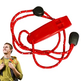 Life Jacket Whistle,High-Decibel Kayaking Whistle with Lanyard - Waterproof Survival Supplies, Camping Gear for Outdoor Adventure