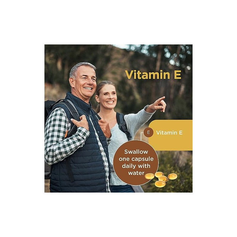 Healthspan Vitamin E 400iu | High Strength Formula to Combat