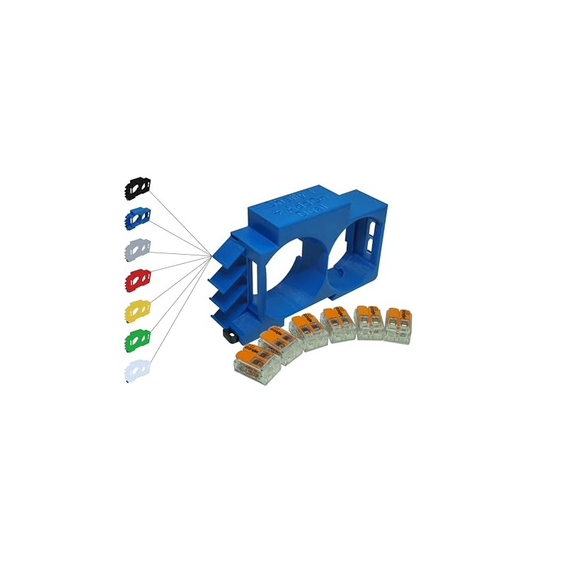 Shelly 1 /1PM DIN Rail Mount Adapter Dual + Addon