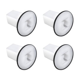 EMSea Pack of 4 Car Rear Lights Rear Light Retaining Clips Replacement Parts White Plastic Car Retaining Clips Compatible with Ford Focus MK2 2004-2011