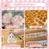 Anergoo Taba Squishes Kit with Pig Bunny Silicone mold Cookie