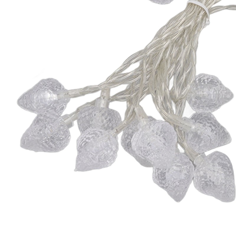 20 LEDs Christmas Lights Outdoor Strawberry Fairy String Lights Battery