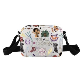 TSOTMO Camp Half Blood Crossbody Bag Camp Half Blood Cabins Gift Book Lover Gift Bookish Bag for Women (Percy HB CA)