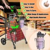 2 Pcs Updated Shopping Cart Cup Holders, Reusable Anti-Spill Hanging