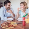 Relaxdays Pizza Plate, Natural Bamboo, Diameter 32 cm, Serving Board