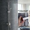 Xumier Universal Hand Shower Holder 2 Pieces Shower Holder Adjustable